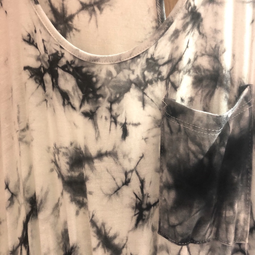Tie dye maxi dress